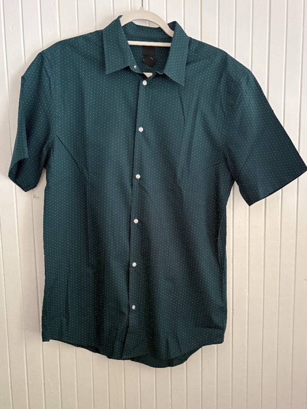 H&M Slim Fit Men's Short Sleeve Button Down